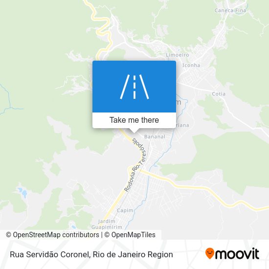 Rua Servidão Coronel map