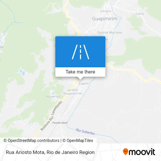 Rua Ariosto Mota map