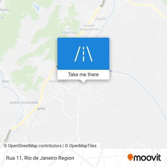 Rua 11 map