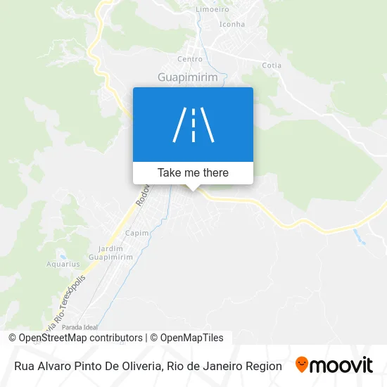 Rua Alvaro Pinto De Oliveria map