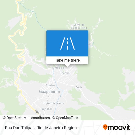 Rua Das Tulipas map