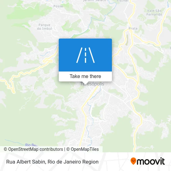 Rua Albert Sabin map