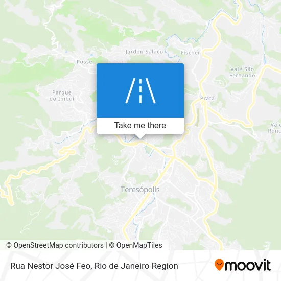 Rua Nestor José Feo map