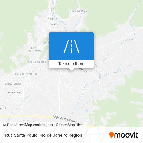 Rua Santa Paulo map
