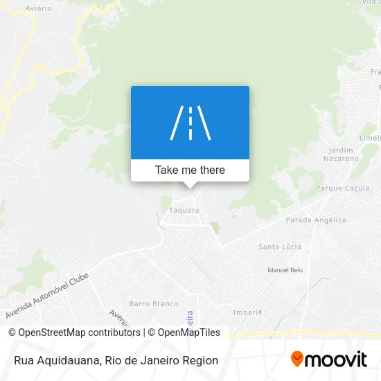 Rua Aquidauana map