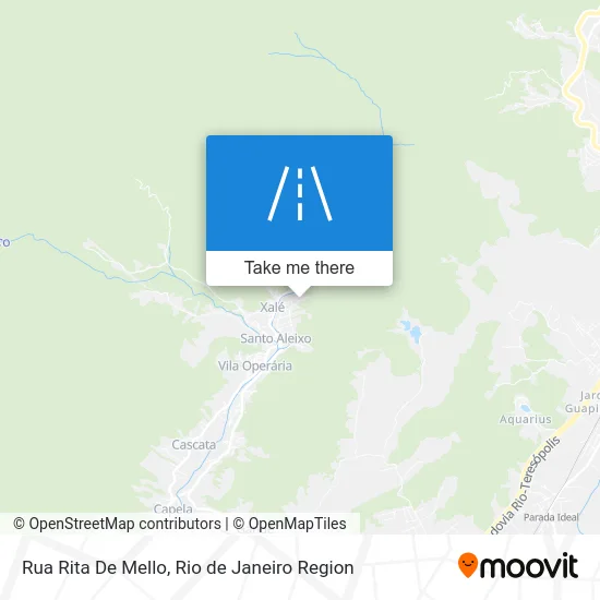 Rua Rita De Mello map