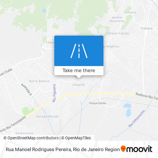 Mapa Rua Manoel Rodrigues Pereira