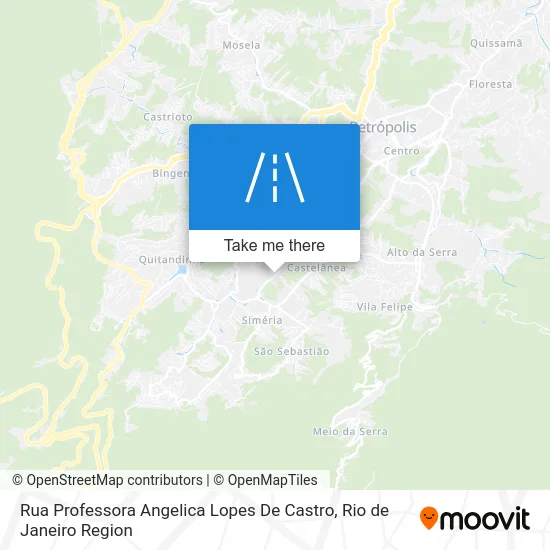 Rua Professora Angelica Lopes De Castro map