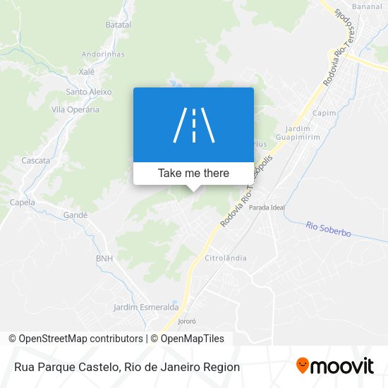 Rua Parque Castelo map
