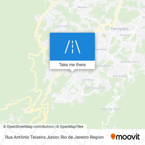 Rua Antônio Teixeira Junior map