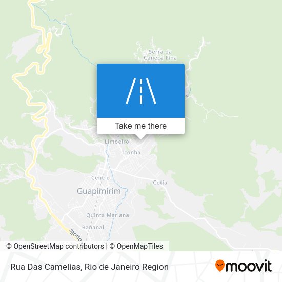 Rua Das Camelias map