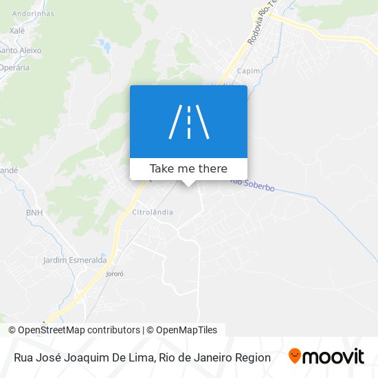 Rua José Joaquim De Lima map