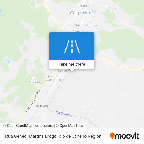 Rua Geneci Martins Braga map