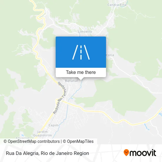 Rua Da Alegria map