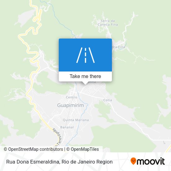 Rua Dona Esmeraldina map