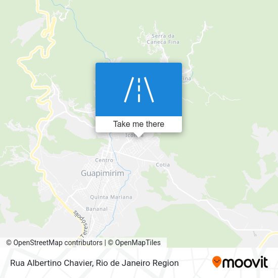 Rua Albertino Chavier map