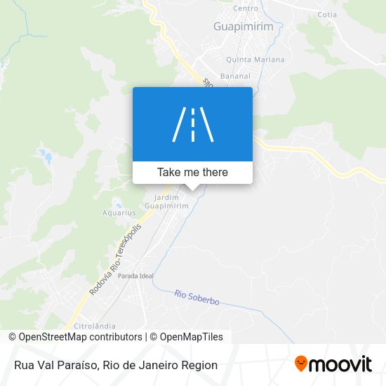 Rua Val Paraíso map