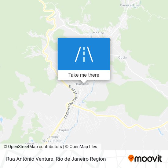 Rua Antônio Ventura map