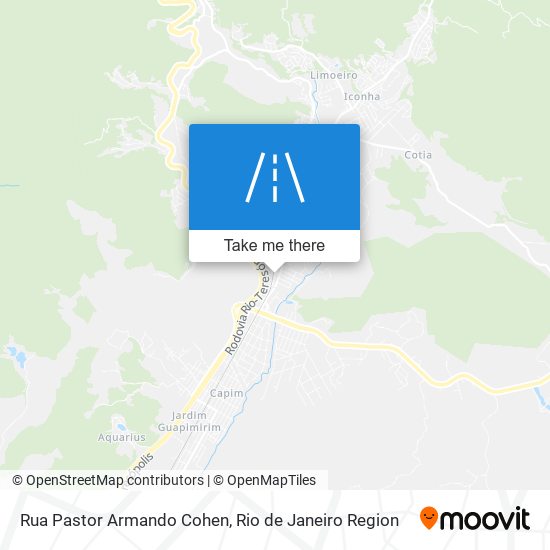 Rua Pastor Armando Cohen map