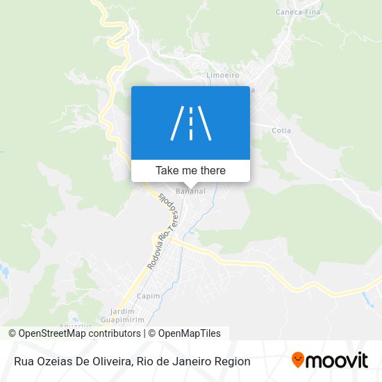 Rua Ozeias De Oliveira map