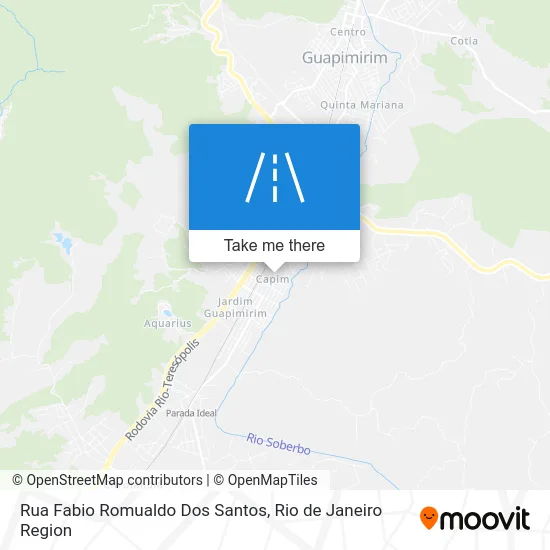 Rua Fabio Romualdo Dos Santos map