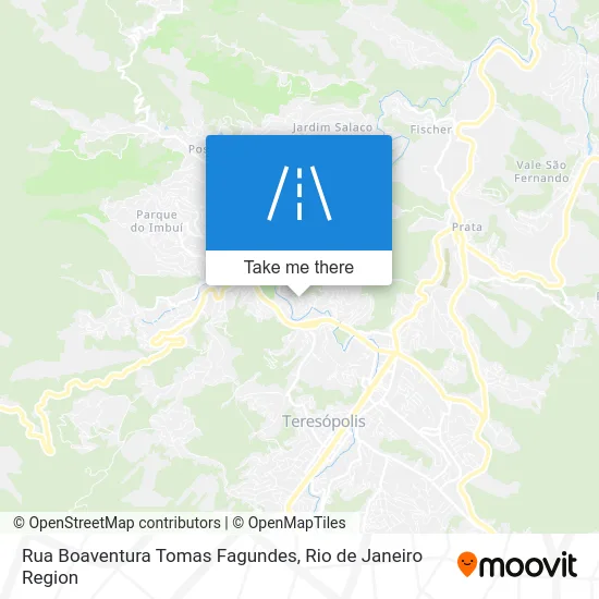 Rua Boaventura Tomas Fagundes map