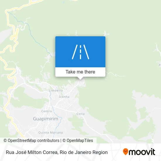 Rua José Milton Correa map