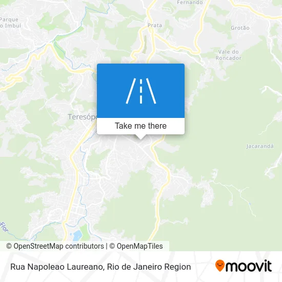 Rua Napoleao Laureano map