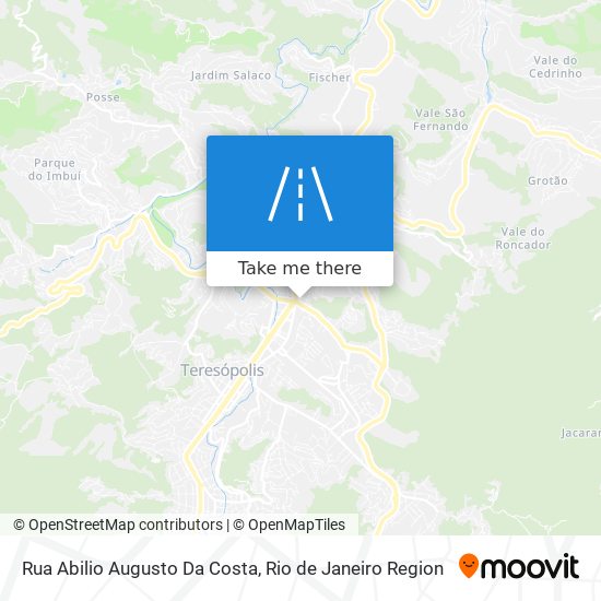 Mapa Rua Abilio Augusto Da Costa