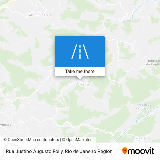 Rua Justino Augusto Folly map