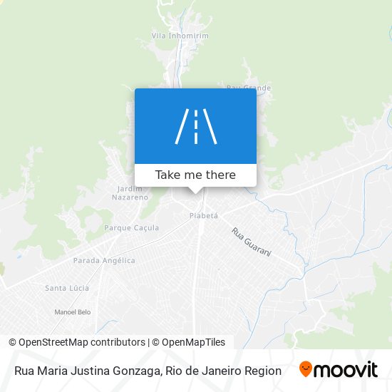 Rua Maria Justina Gonzaga map