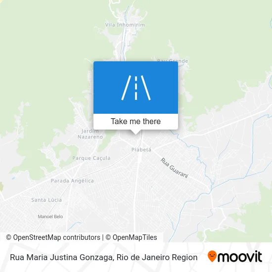 Rua Maria Justina Gonzaga map