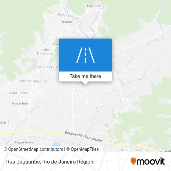 Rua Jaguaribe map