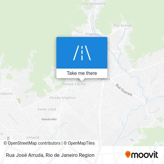 Rua José Arruda map