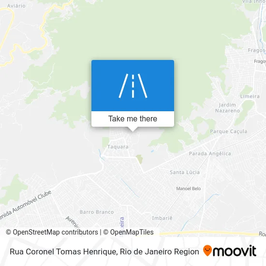 Rua Coronel Tomas Henrique map