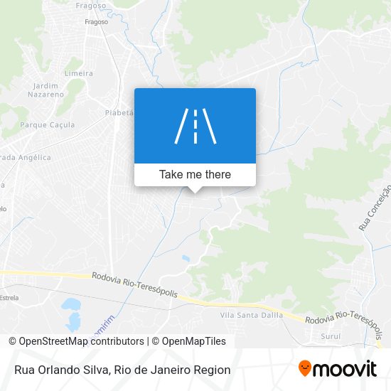 Rua Orlando Silva map