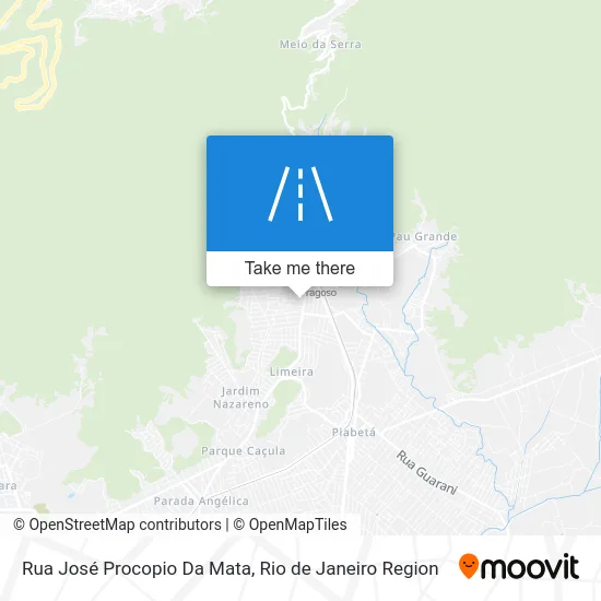 Rua José Procopio Da Mata map