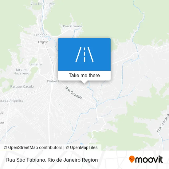 Rua São Fabiano map