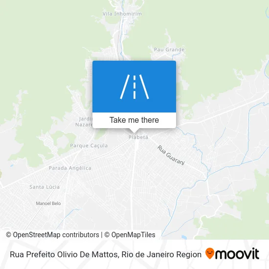 Rua Prefeito Olivio De Mattos map