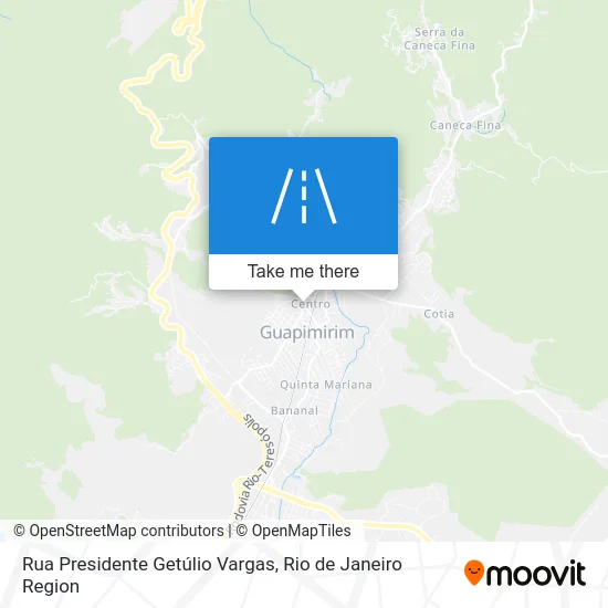 Rua Presidente Getúlio Vargas map