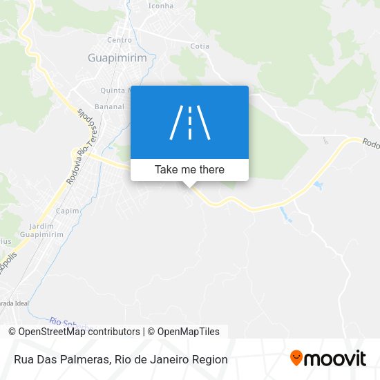 Rua Das Palmeras map