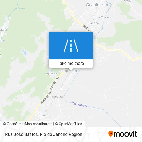 Rua José Bastos map