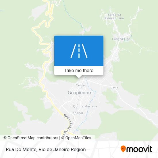 Rua Do Monte map