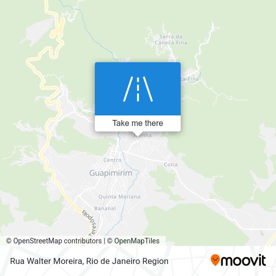 Rua Walter Moreira map