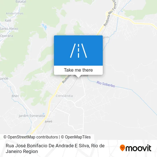 Rua José Bonifacio De Andrade E Silva map