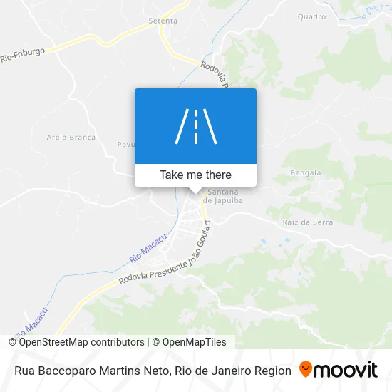 Rua Baccoparo Martins Neto map
