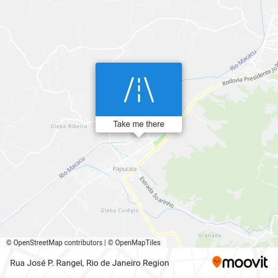 Rua José P. Rangel map