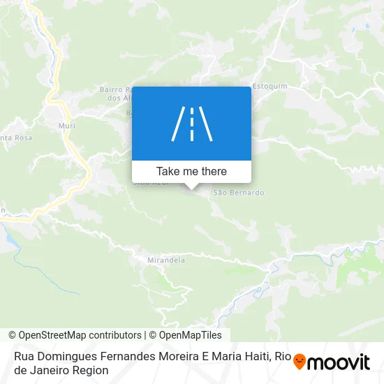 Rua Domingues Fernandes Moreira E Maria Haiti map