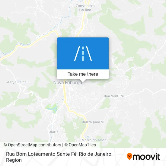 Rua Bom Loteamento Sante Fé map