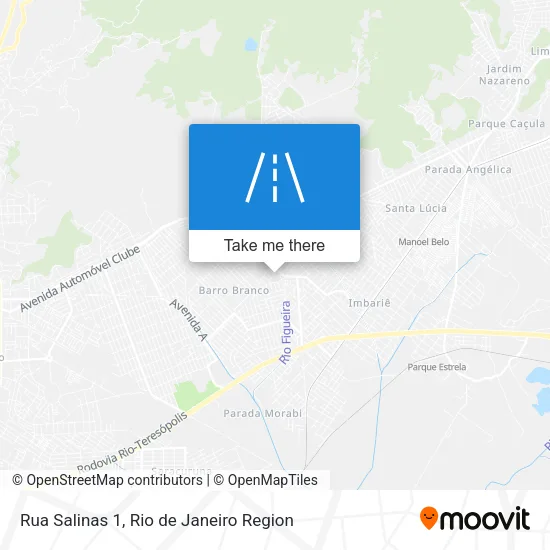 Rua Salinas 1 map